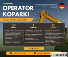 Operator koparki kołowej/ Operator koparki gąsienicowej – Niemcy