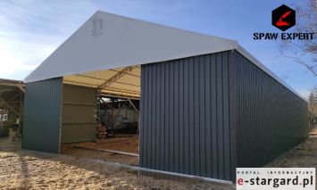 Hale namiotowe - solidne konstrukcje stalowe