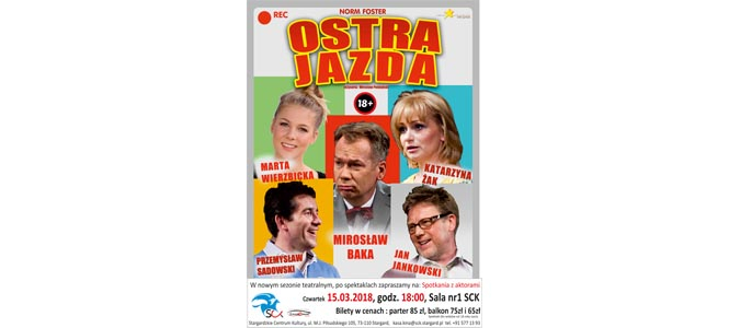 Stargardzkie Spotkania Teatralne EWENEMENT 2018 - "Ostra Jazda"