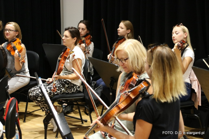 Orkiestra Camerata Stargard - próba w Filharmonii Szczecin - GALERIA