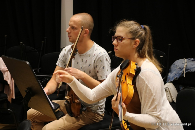 Orkiestra Camerata Stargard - próba w Filharmonii Szczecin - GALERIA