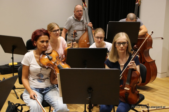 Orkiestra Camerata Stargard - próba w Filharmonii Szczecin - GALERIA