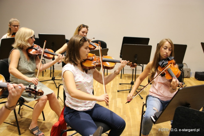 Orkiestra Camerata Stargard - próba w Filharmonii Szczecin - GALERIA