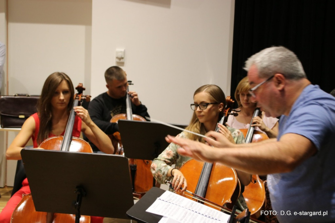 Orkiestra Camerata Stargard - próba w Filharmonii Szczecin - GALERIA