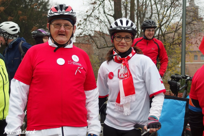 Stargard na Rowery - 100 km na 100-lecie Niepodległości. GALERIA.