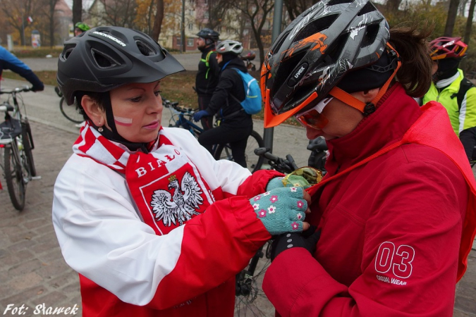 Stargard na Rowery - 100 km na 100-lecie Niepodległości. GALERIA.