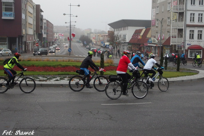 Stargard na Rowery - 100 km na 100-lecie Niepodległości. GALERIA.