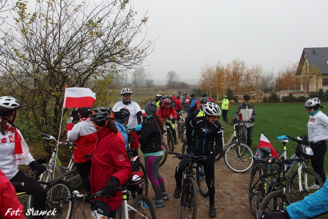 Stargard na Rowery - 100 km na 100-lecie Niepodległości. GALERIA.