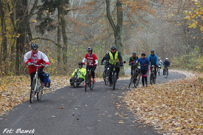 Stargard na Rowery - 100 km na 100-lecie Niepodległości. GALERIA.