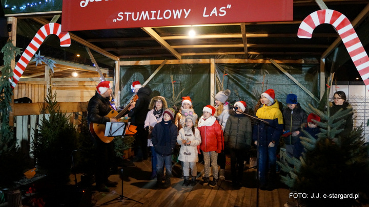 Mikołaj na Bożonarodzeniowym Jarmarku- GALERIA