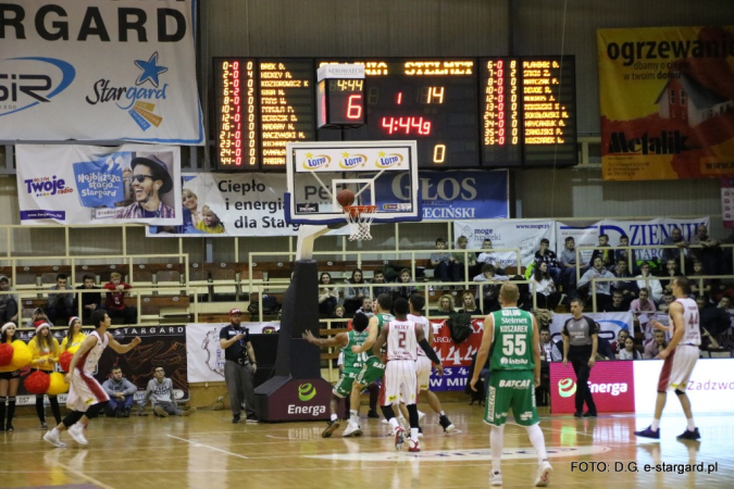 Spójnia Stargard - Stelmet Enea BC Zielona Góra - GALERIA