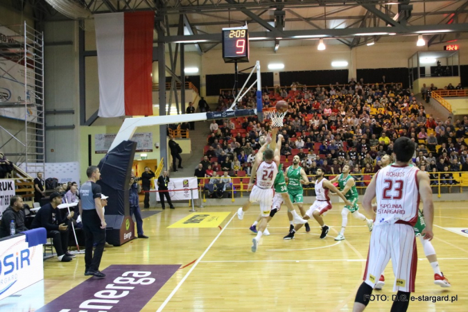 Spójnia Stargard - Stelmet Enea BC Zielona Góra - GALERIA