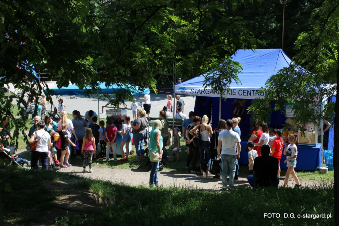 Dzień Dziecka - teren zielony przy Amfiteatrze w Stargardzie. GALERIA