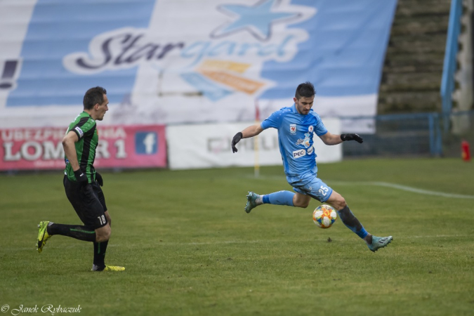 Błękitni Stargard - Stal Stalowa Wola. Photos by Jan Rybaczuk