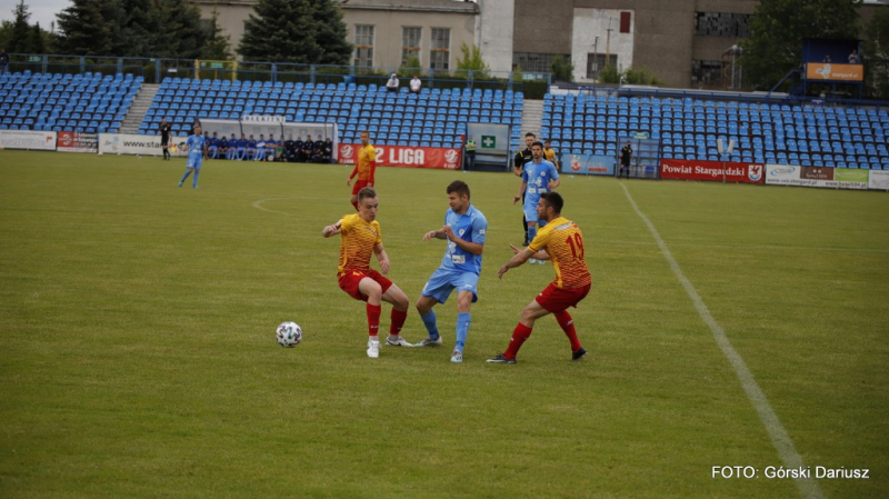 Błękitni Stargard - Znicz Pruszków. GALERIA