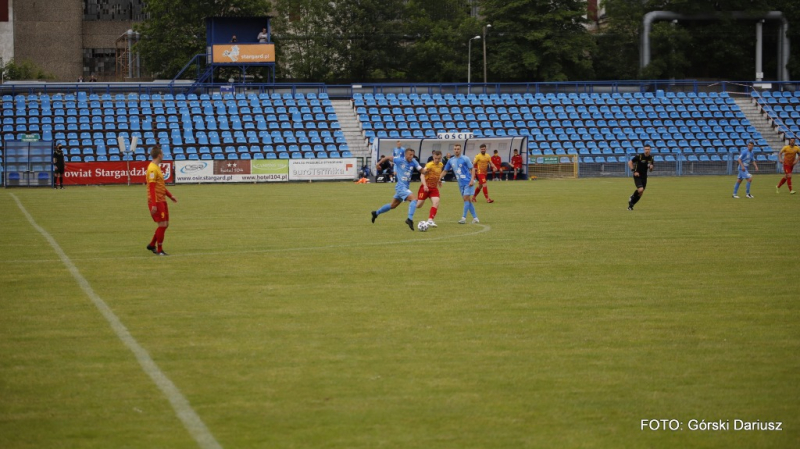 Błękitni Stargard - Znicz Pruszków. GALERIA