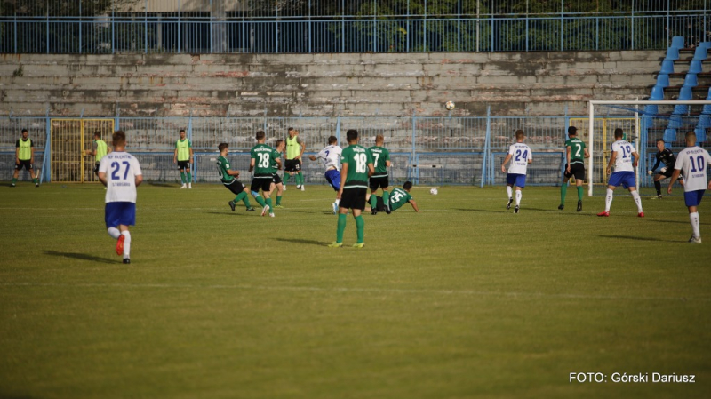 Błękitni Stargard - Górnik Łęczna. GALERIA