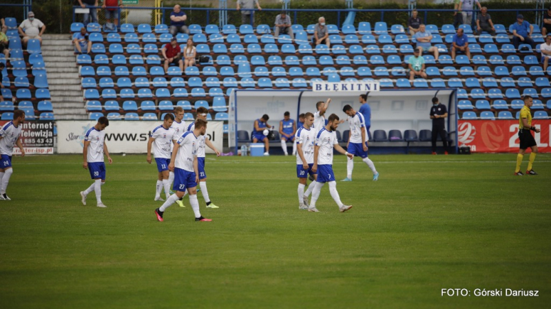 Błękitni Stargard - Garbarnia Kraków. GALERIA