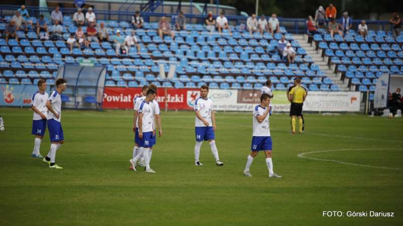 Błękitni Stargard - Garbarnia Kraków. GALERIA