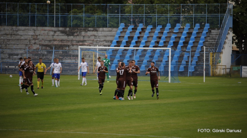 Błękitni Stargard - Garbarnia Kraków. GALERIA