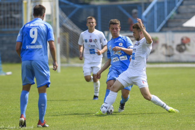 Błękitni Stargard - Legionovia Legionowo. Photos by Jan Rybaczuk