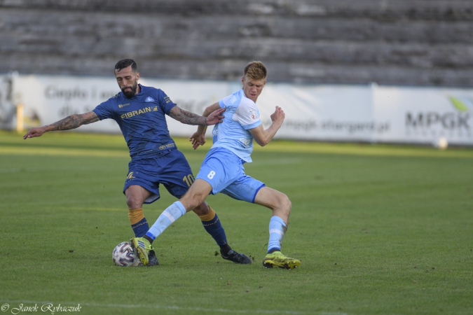 Błękitni Stargard - Stal Rzeszów. Photos by Jan Rybaczuk