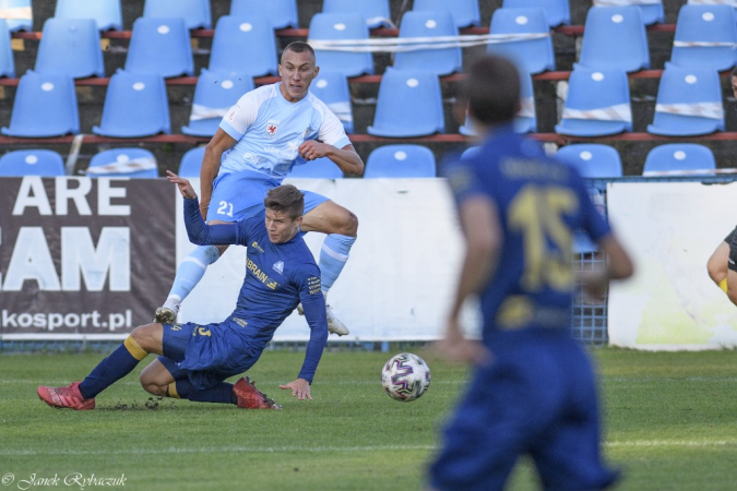 Błękitni Stargard - Stal Rzeszów. Photos by Jan Rybaczuk