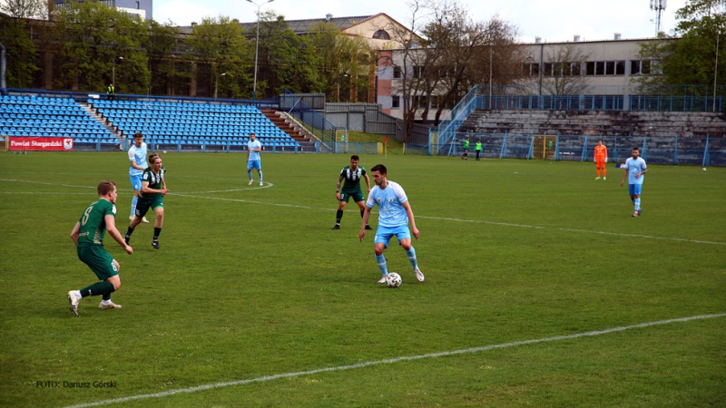 Błękitni Stargard - Olimpia Grudziądz. GALERIA