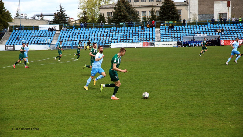 Błękitni Stargard - Olimpia Grudziądz. GALERIA