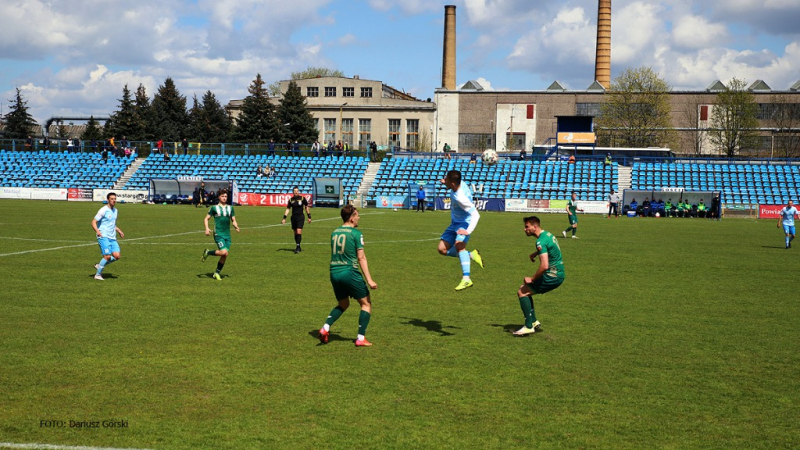 Błękitni Stargard - Olimpia Grudziądz. GALERIA