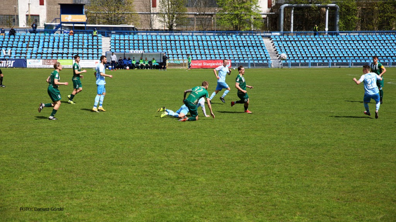 Błękitni Stargard - Olimpia Grudziądz. GALERIA