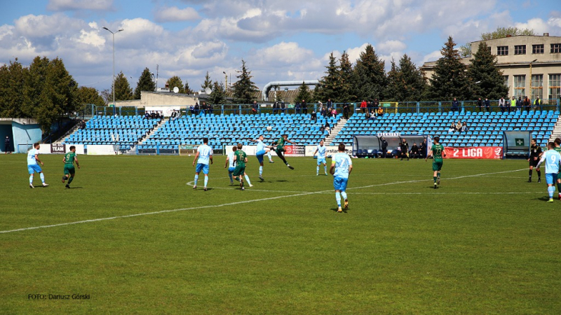 Błękitni Stargard - Olimpia Grudziądz. GALERIA