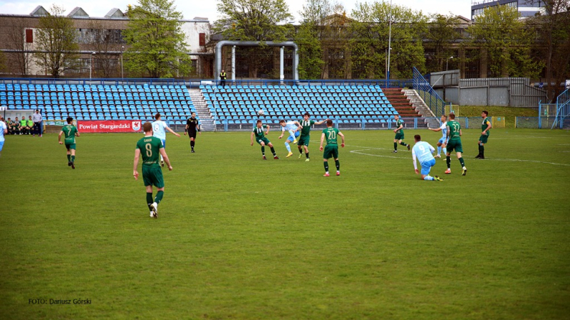 Błękitni Stargard - Olimpia Grudziądz. GALERIA