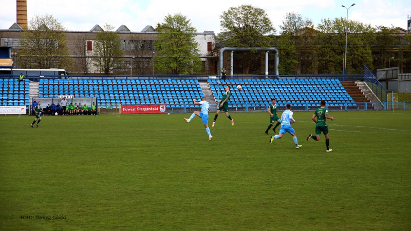 Błękitni Stargard - Olimpia Grudziądz. GALERIA