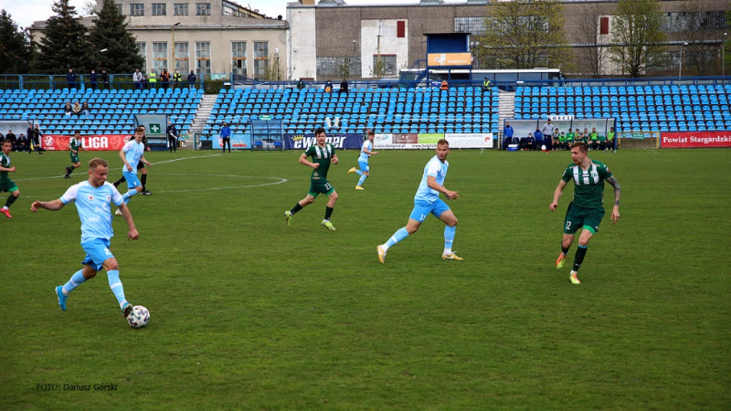 Błękitni Stargard - Olimpia Grudziądz. GALERIA