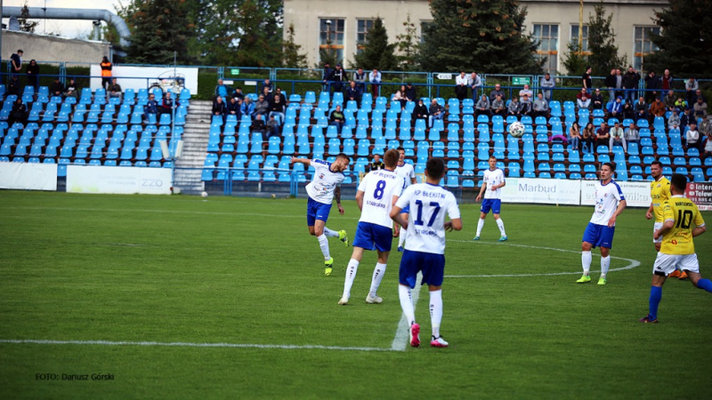 Błękitni Stargard - Olimpia Elbląg. GALERIA