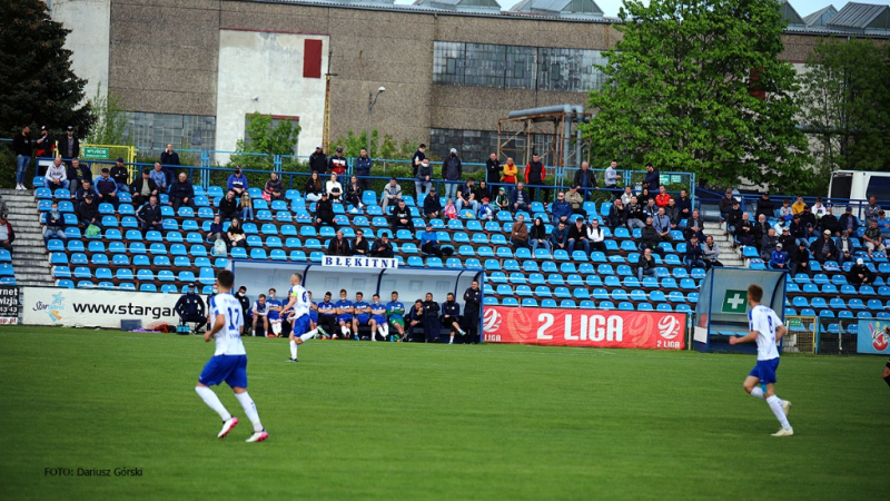 Błękitni Stargard - Olimpia Elbląg. GALERIA