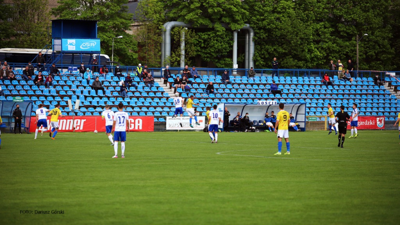 Błękitni Stargard - Olimpia Elbląg. GALERIA