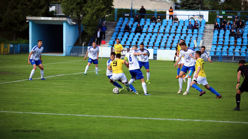 Błękitni Stargard - Olimpia Elbląg. GALERIA