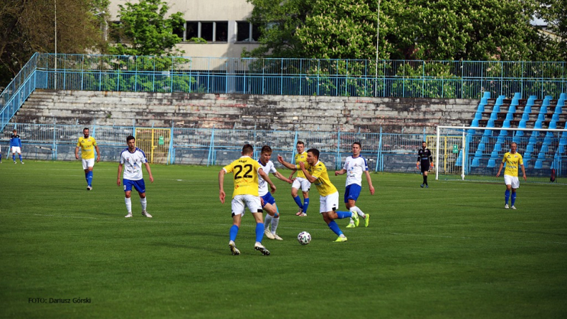 Błękitni Stargard - Olimpia Elbląg. GALERIA