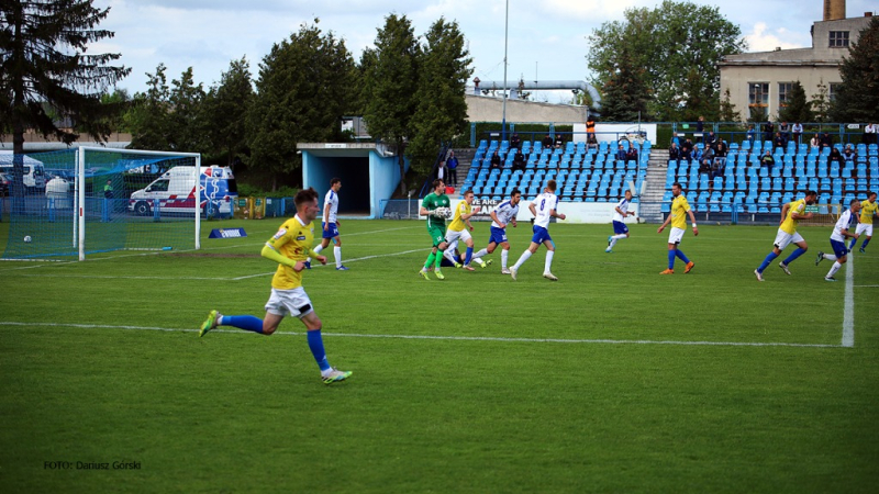 Błękitni Stargard - Olimpia Elbląg. GALERIA