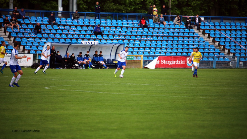 Błękitni Stargard - Olimpia Elbląg. GALERIA