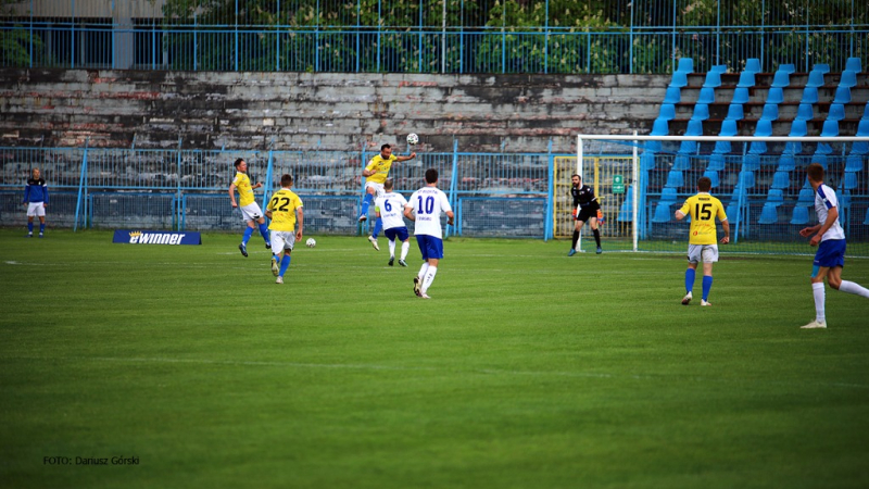 Błękitni Stargard - Olimpia Elbląg. GALERIA