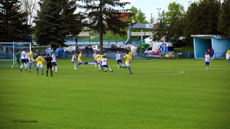 Błękitni Stargard - Olimpia Elbląg. GALERIA