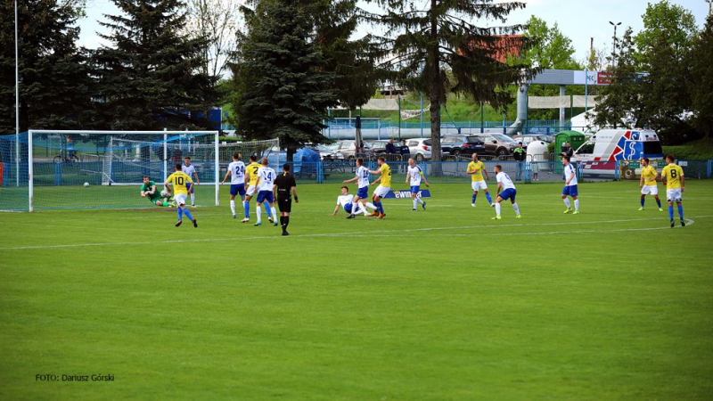 Błękitni Stargard - Olimpia Elbląg. GALERIA