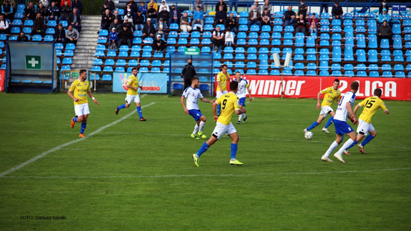 Błękitni Stargard - Olimpia Elbląg. GALERIA
