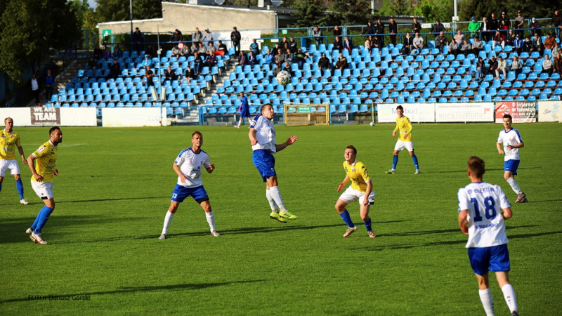 Błękitni Stargard - Olimpia Elbląg. GALERIA