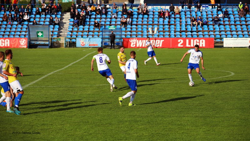 Błękitni Stargard - Olimpia Elbląg. GALERIA