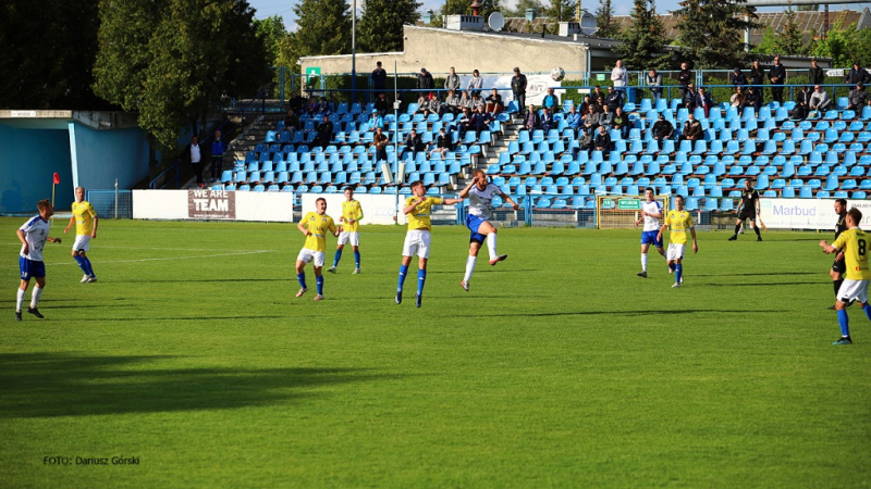 Błękitni Stargard - Olimpia Elbląg. GALERIA