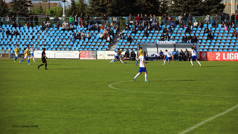 Błękitni Stargard - Olimpia Elbląg. GALERIA